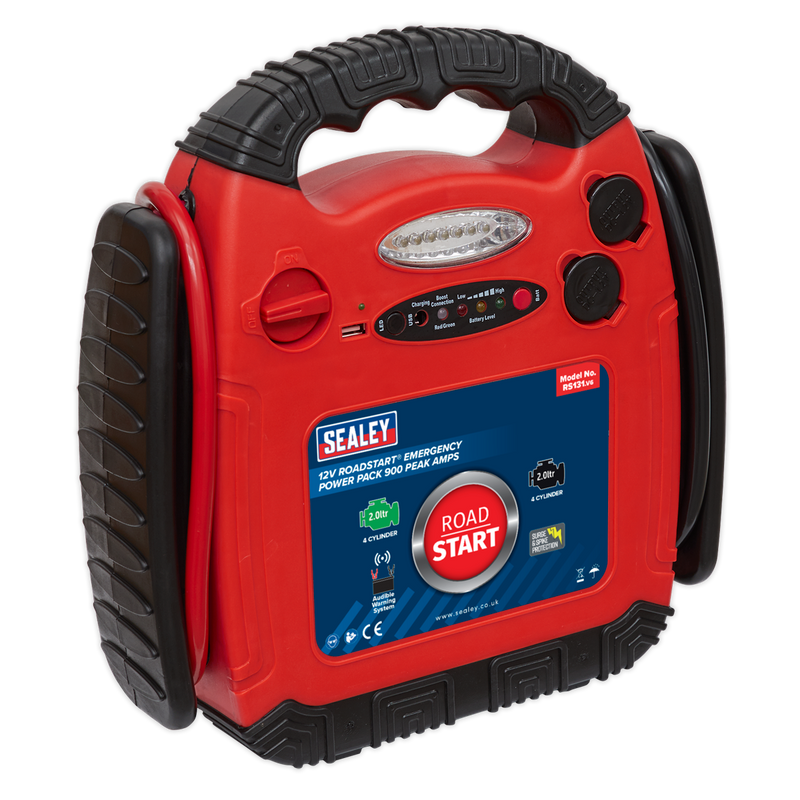 12V Roadstart Emergency Jump Starter 750A Peak