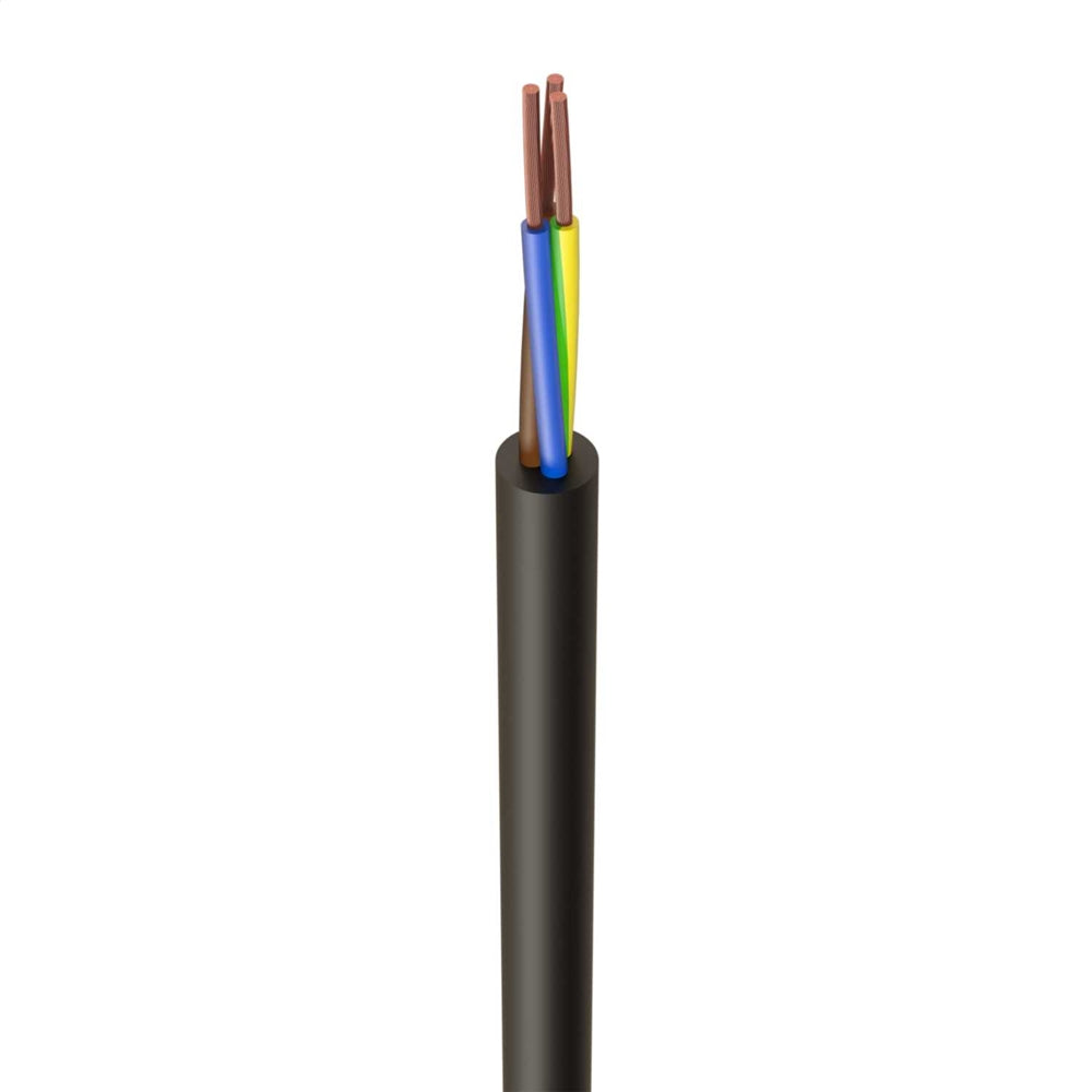 1.5mm 3C 3183Y Black Flex - 100m