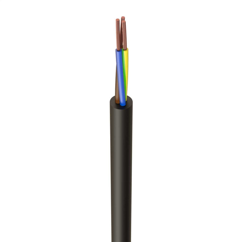 1.5mm 3C 3183Y Black Flex - 100m