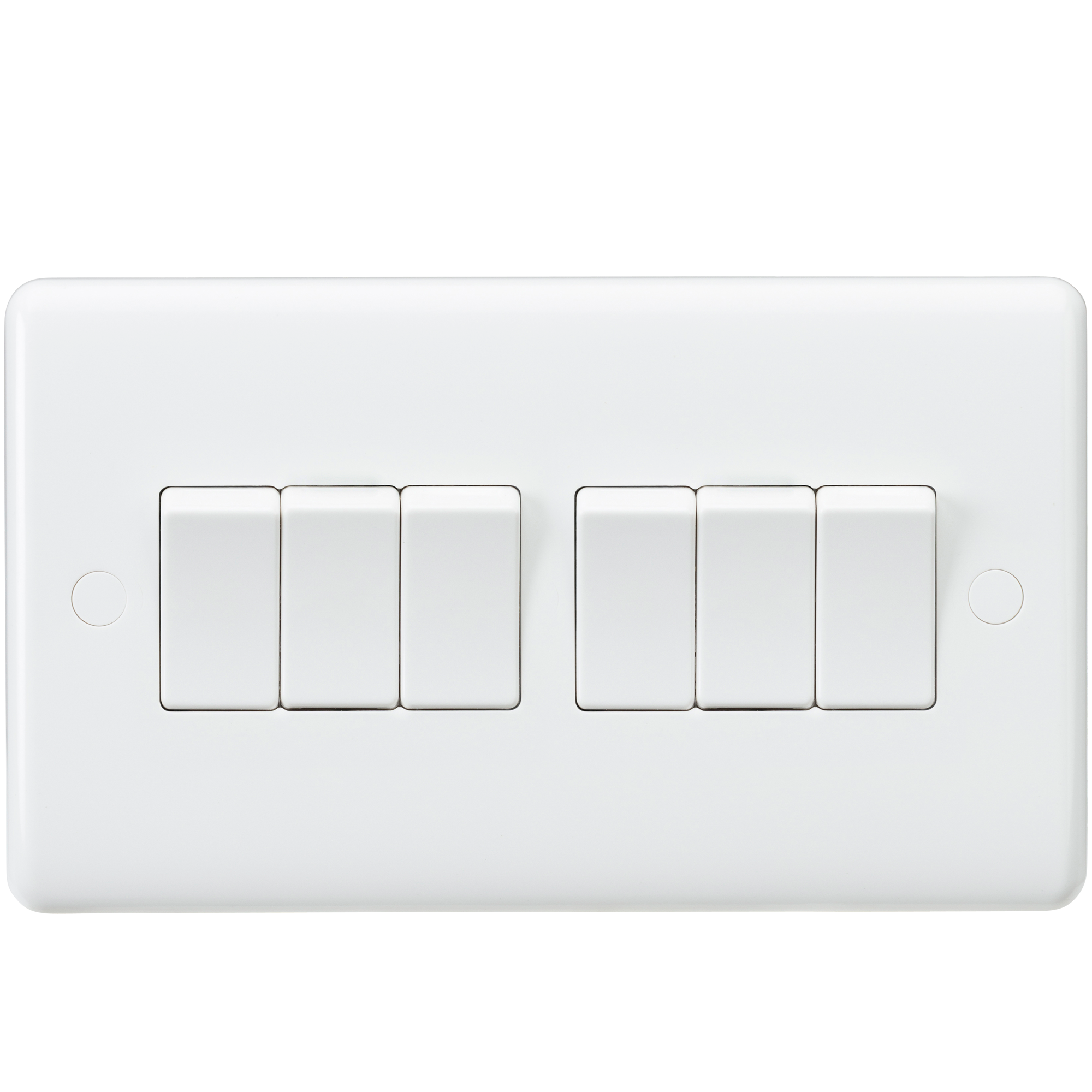 Curved Edge 10AX 6G 2-Way Switch