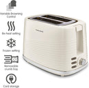 Dune 2 Slice Toaster, Cream