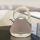Accents Pyramid Kettle & 4 Slice Toaster Set, Barley