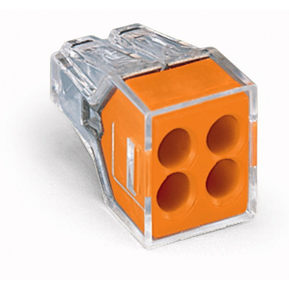 4 Way Push-In Toolless Wire Connector, 100 Pack