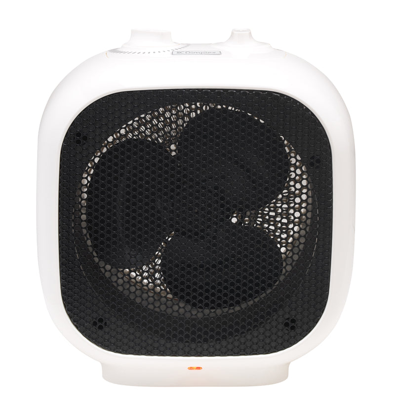 Qube Fan Heater - White