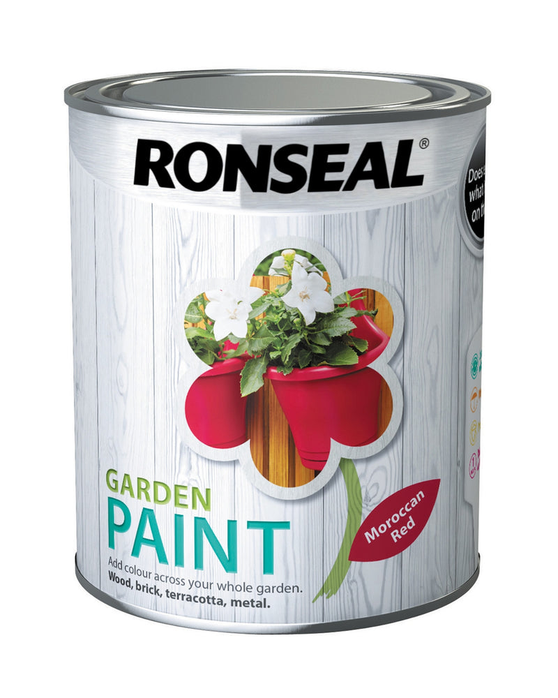 750ml Garden Paint - Moroccan Red