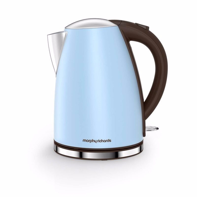 Accents Jug Kettle & 2 Slice Toaster Set, Azure Blue