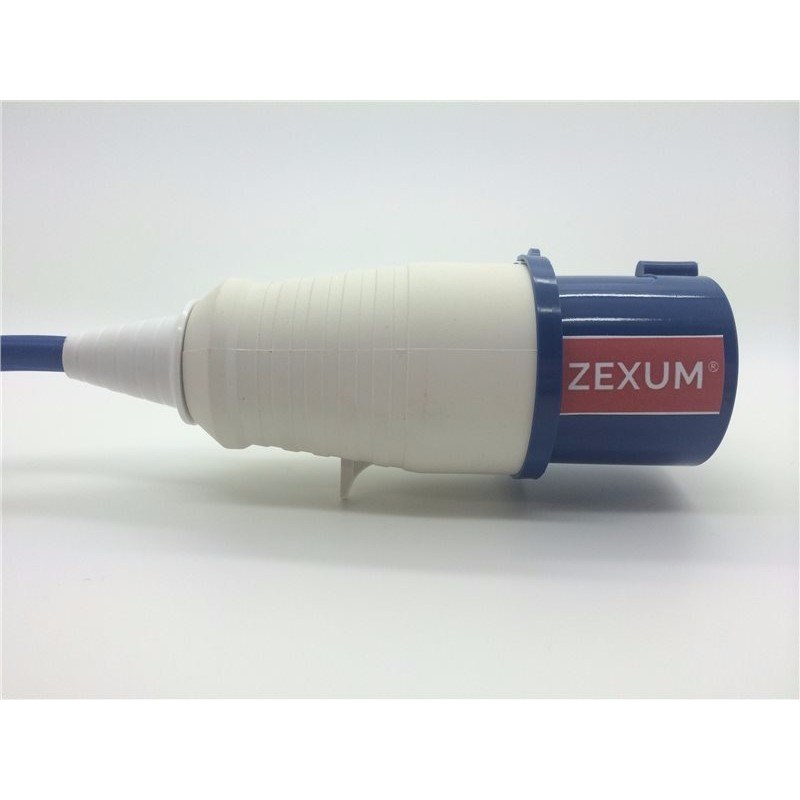 16A 230V Blue Arctic Male to Female Electric Mains Hook Up Extension Cable Lead - 5m