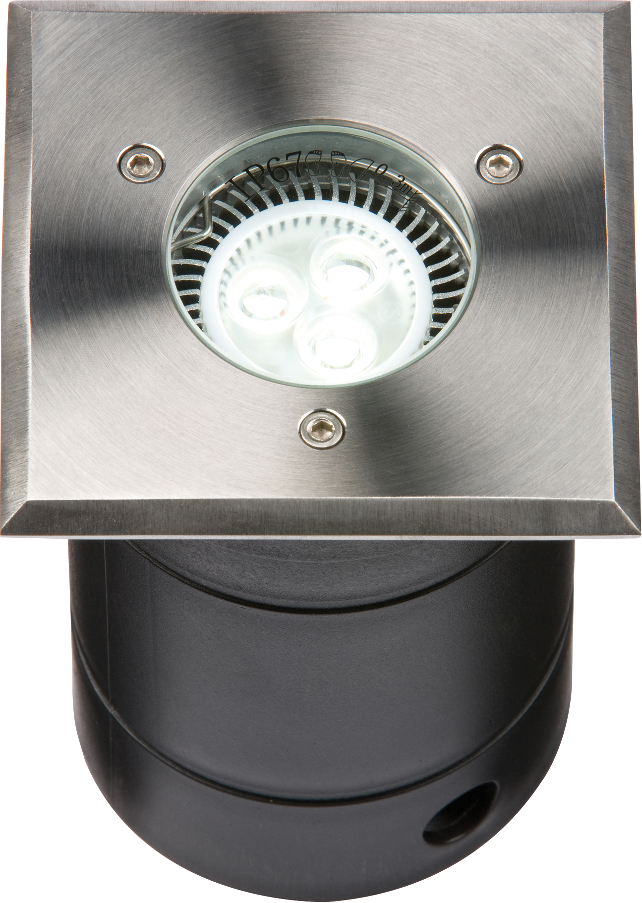 Square Stainless Steel Walk & Driveover Light IP67
