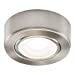 Brushed Chrome Round LED Under Cabinet Fitting- Cool White
