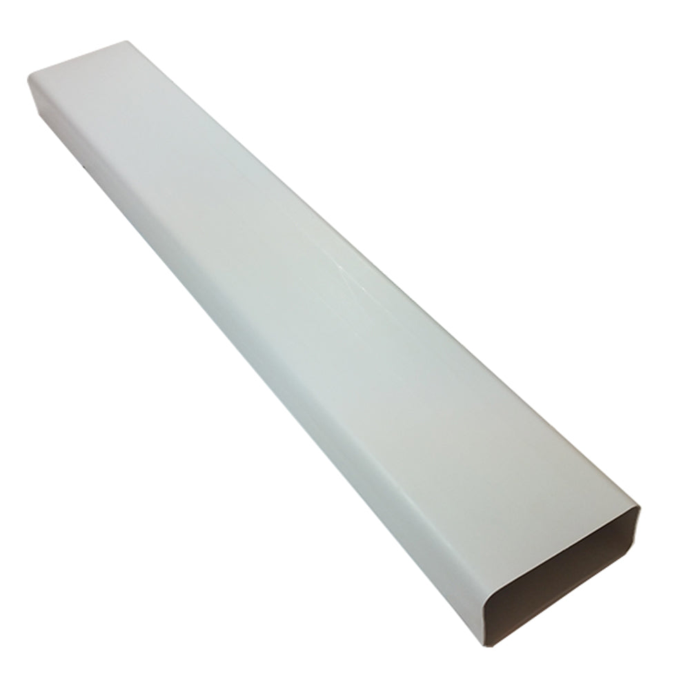 1M 4x2 White Flat Rectangular Flat Ducting