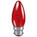 Fireglow Candle 40W Red BC-B22d