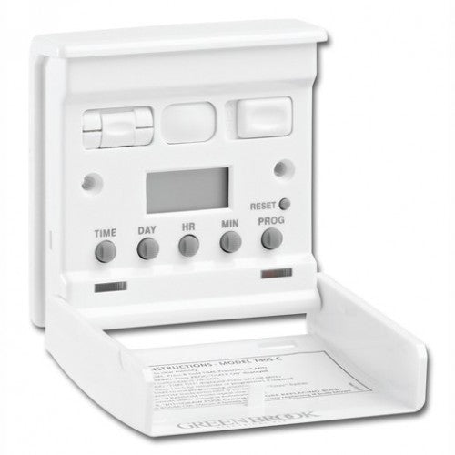 7 Day Electronic Wall Switch Lighting Security Timer with Override