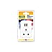 UK to Intercontinental Travel Adaptor with 2 x USB