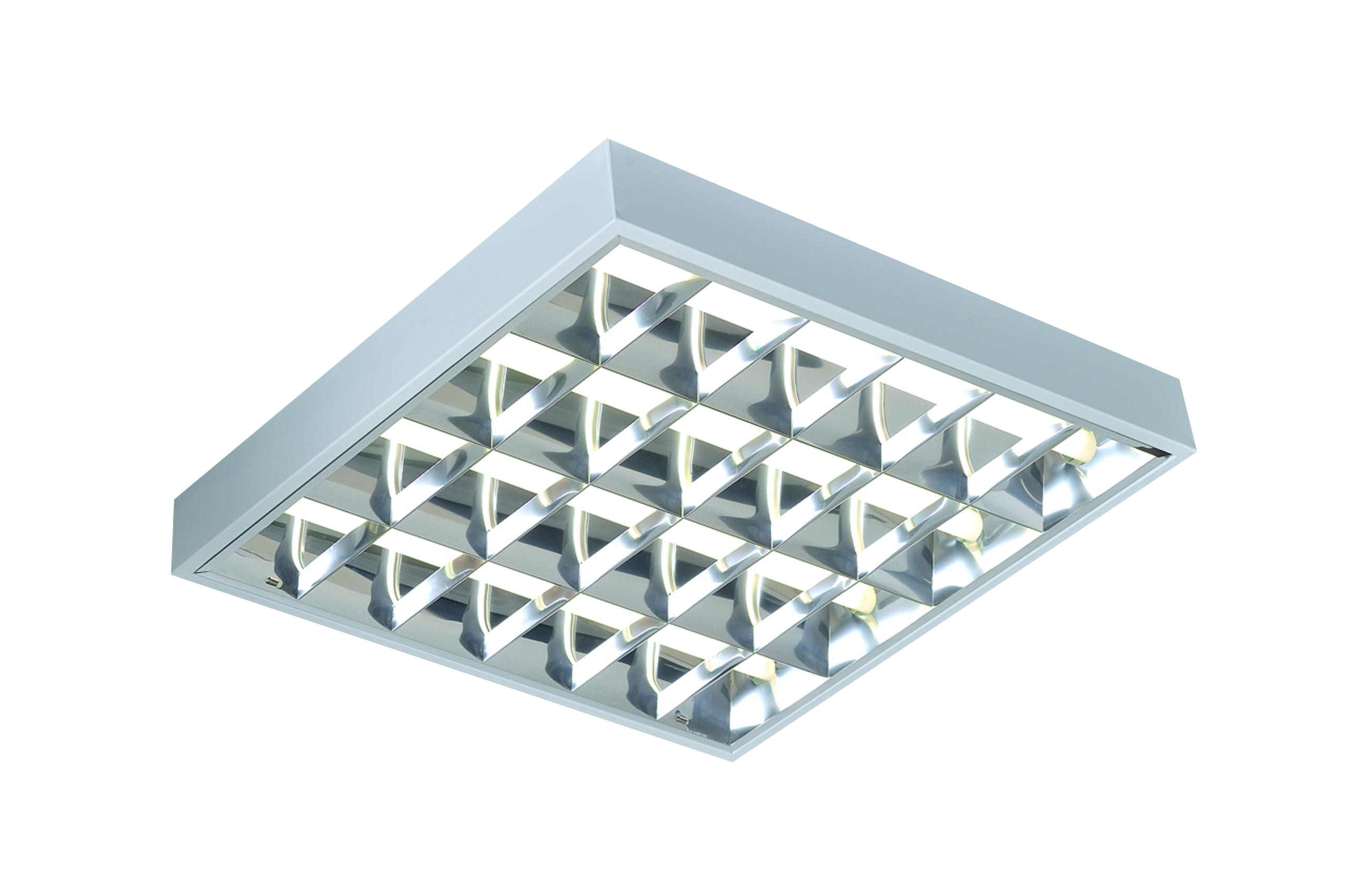 4x18W T8 CAT2 Surface Mounted Fluorescent Fitting