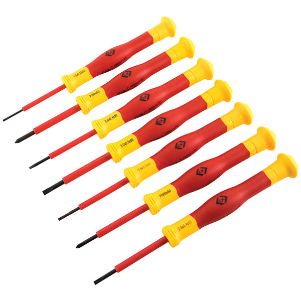 Micro Precision VDE Screwdriver Set - 7 Piece