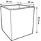 Vivo Next 40cm Square Plastic Indoor & Outdoor Planter - Living Concrete