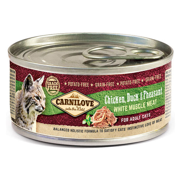 Carnilove Wet Cat Food 100g - Chicken, Duck & Pheasant
