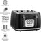 Verve 4 Slice Toaster, Black