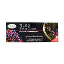 Multi Coloured Ultra Bright LED String Chaser Lights - 70 LED