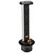 13A 2G Mounting DP Switched Socket Stainless Steel with Grey Insert