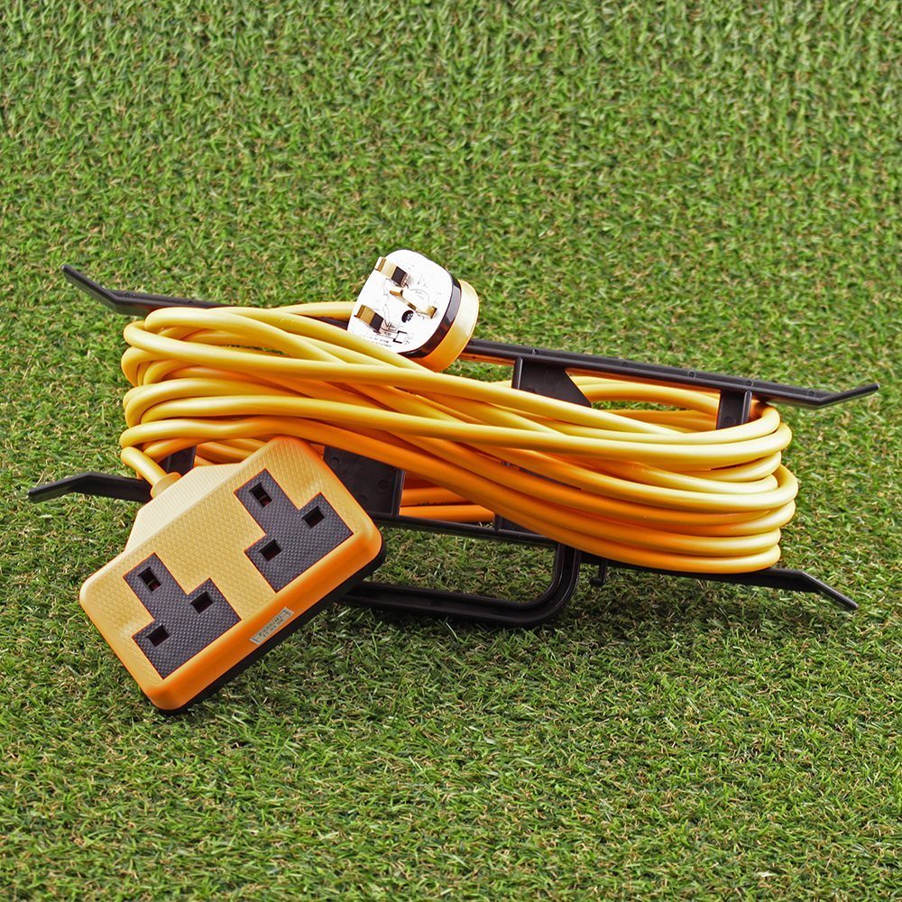 2G Orange Trail Plug Extension Lead on H Frame - 15m