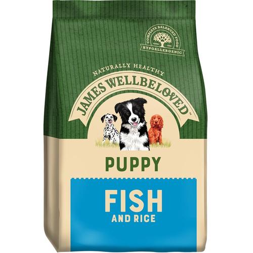 Complete Dry Puppy Food - Fish & Rice - 15KG