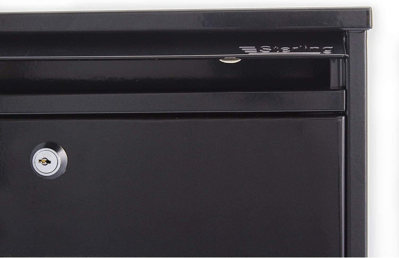 Elegance Post Box - Black