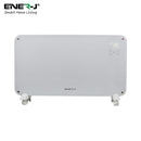 WiFi Smart Heater 2000W, White Tempered Glass