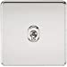 Screwless 10AX 1G 2-Way Toggle Switch - Polished Chrome