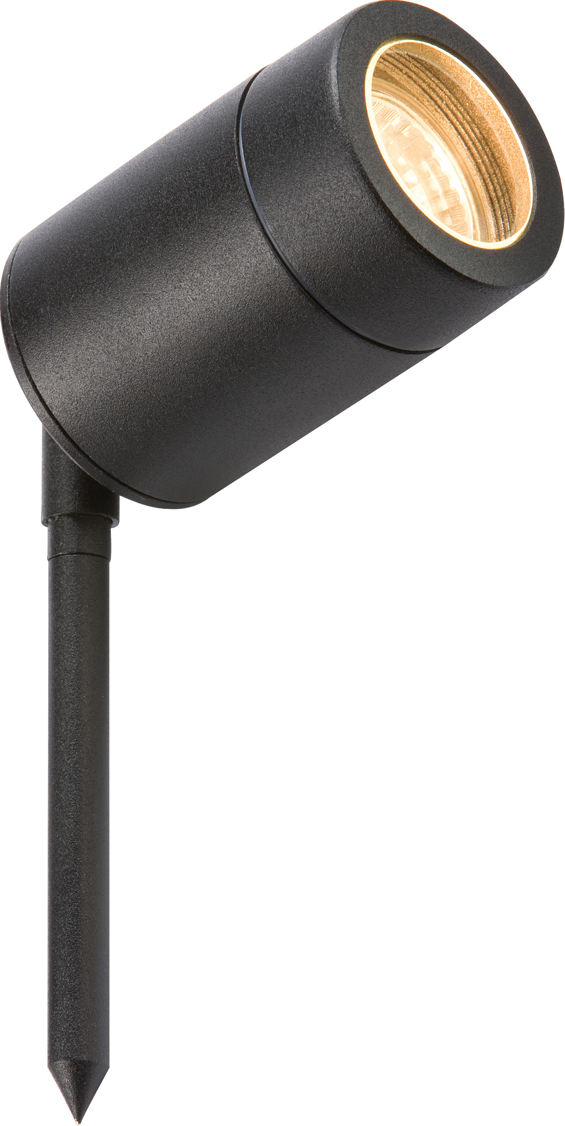 GU10 35W Garden Spike Light - Black Aluminium
