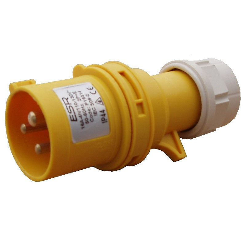 32a 2P+E 200-250v IP44 Industrial Plug, Fast Fit
