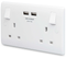 2G USB Switched Socket - White