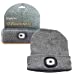 4 LED SMD USB Rechargeable Headlight Hat - Grey