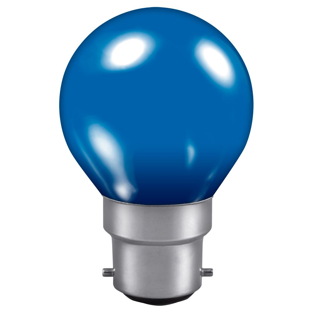 Crompton Colourglazed Round 15W Blue BC-B22d
