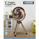 8" Copper Tripod Fan