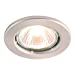 GU10 50W Recessed Fixed Downlight - Brushed Chrome