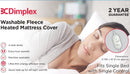 Single Washable Fleece Heated Mattress Cover