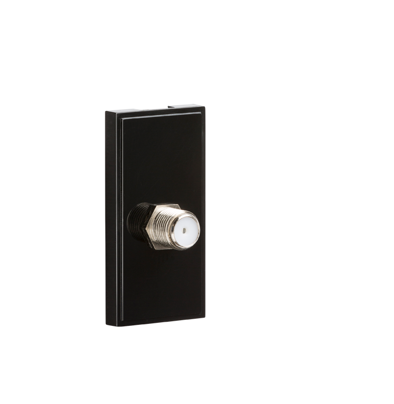 SAT TV Outlet Module - Black