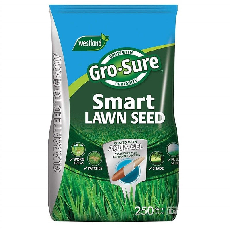 Aqua Gel Coated Smart Grass Lawn Seed, 250 m�, 10 kg Bag