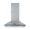 60cm Chimney Hood, Stainless Steel