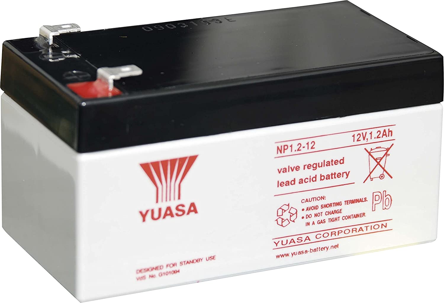 12V 1.2Ah Sealed Lead Acid Battery