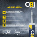 OB1 290ml Sealant & Adhesive - White