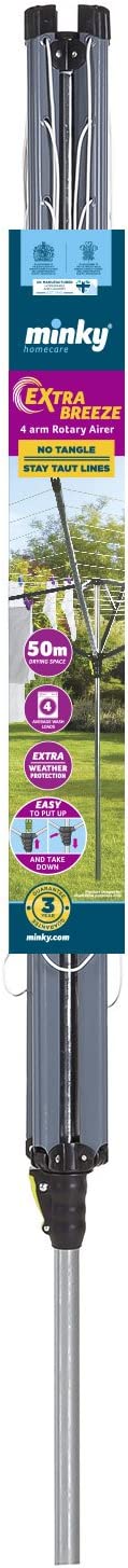 Easy Breeze Outdoor Rotary Airer - 4 Arm, 50m