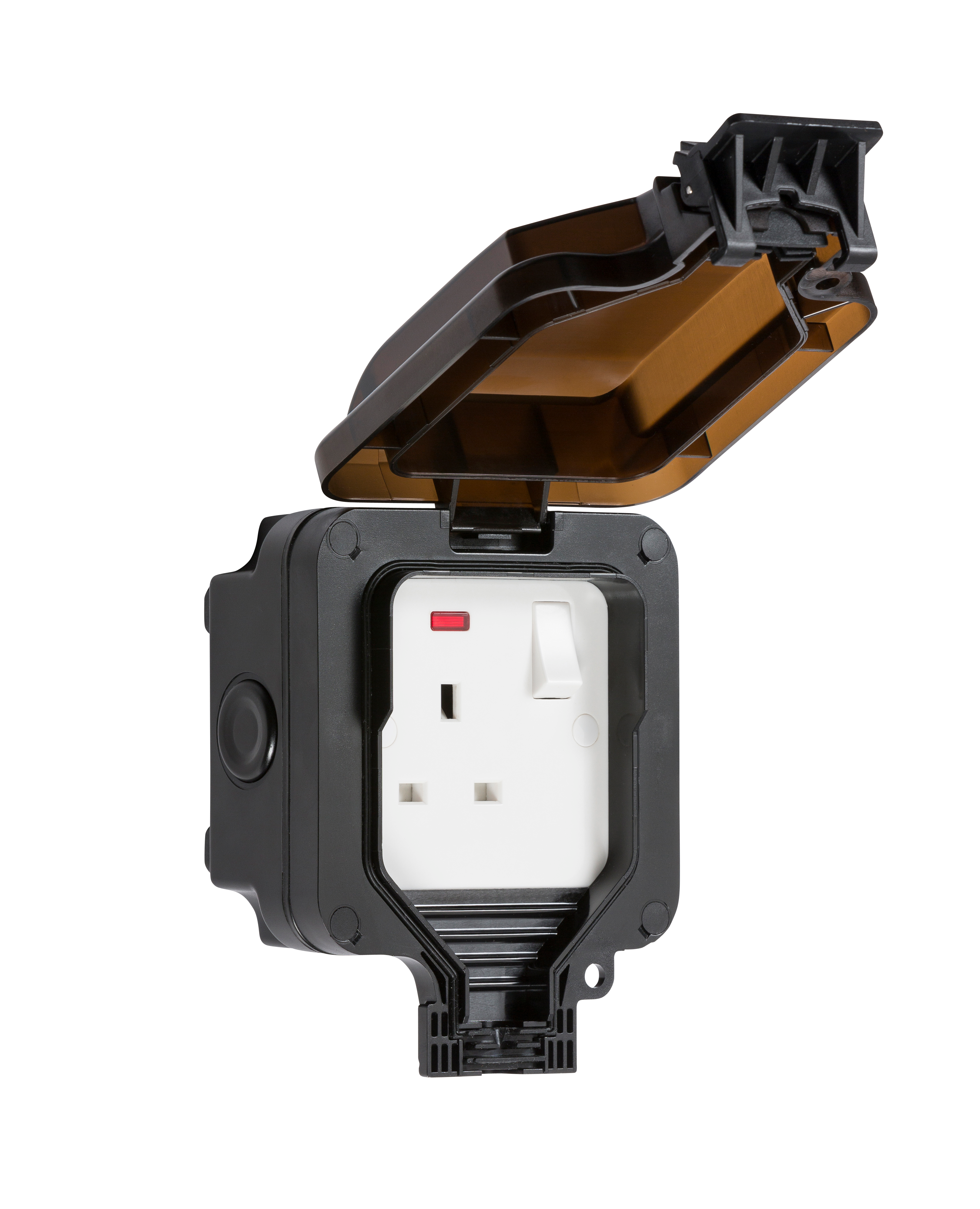 13A 1 Gang Double Pole IP66 Weatherproof Outdoor Socket
