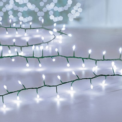 1000 Led White Multi Action TreeBrights with Timer