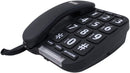 Jumbo Big Button Home Telephone - Black