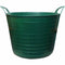 40L Heavy Duty Flexi Tub, Dark Green