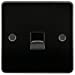 Flat Plate Telephone master socket - gunmetal