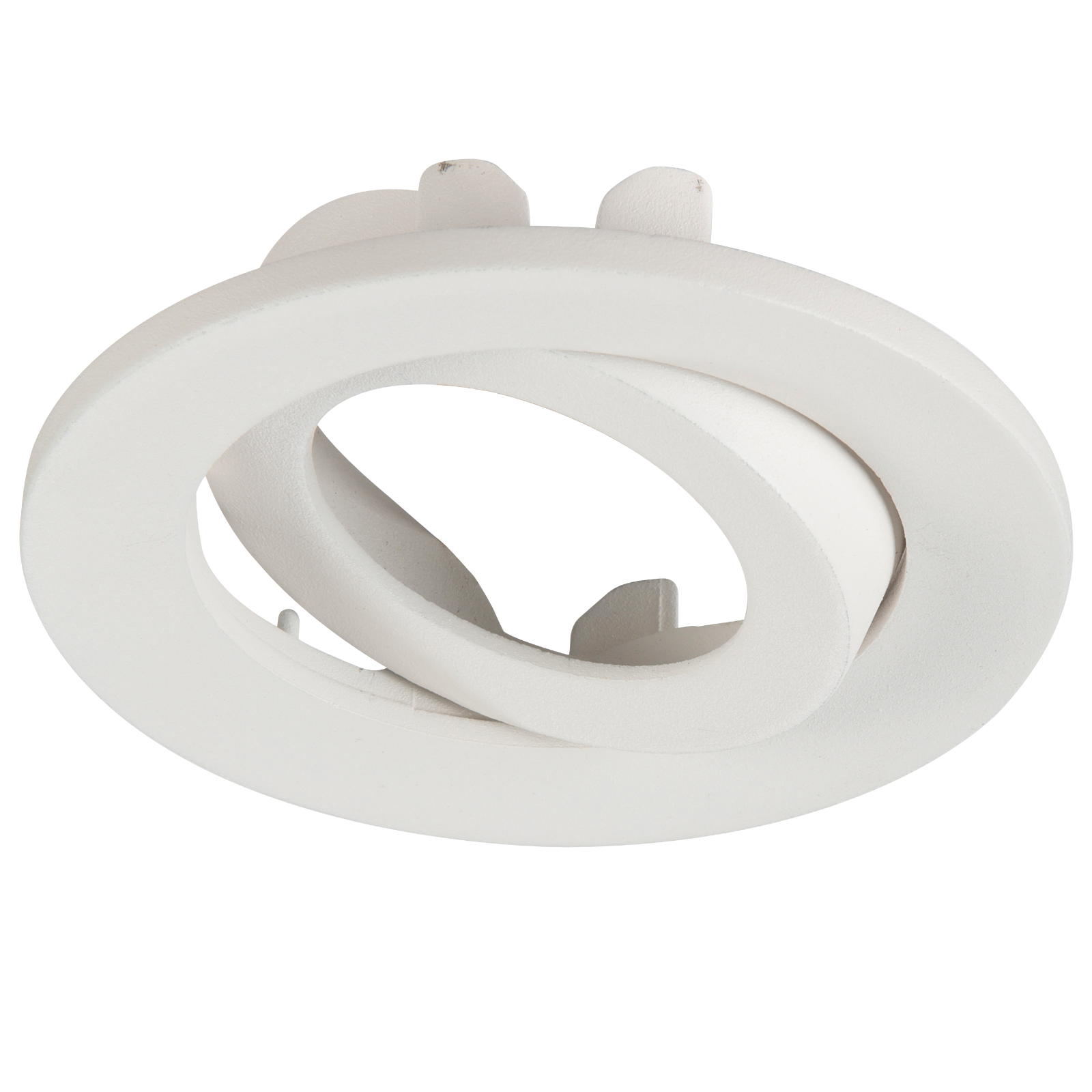 Traditional IP65 Round Fire Rated Bezels for Tilt ProKnight - White