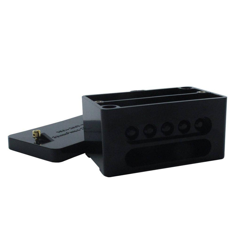 2 x 5 Way DP 100A Service Connector Block - Black